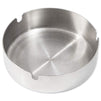 Juvale Round Stainless Steel Cigarette Ashtray Set (5 Pack)