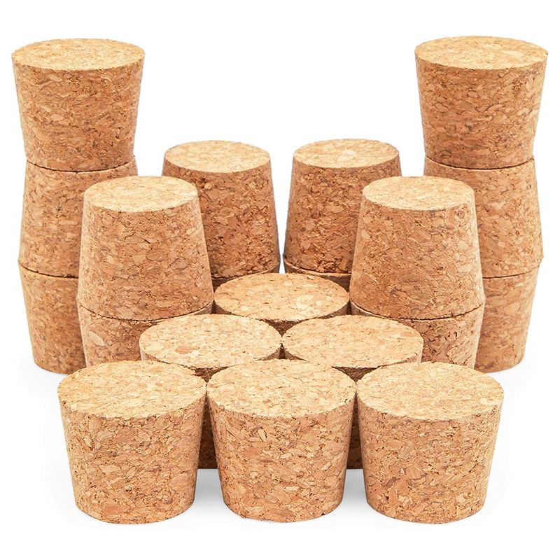 Size #16 Tapered Cork Plugs (1.3 in, 20 Pack)