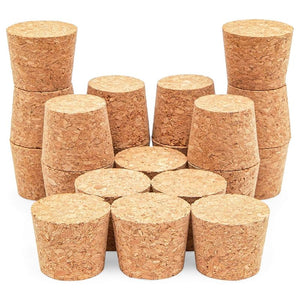 Size #16 Tapered Cork Plugs (1.34 x 1 x 1.1 In, 20 Pack)
