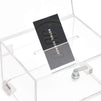 Clear Acrylic Donation and Ballot Box with Lock (6.25 x 4.75 in)