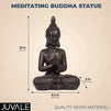 Juvale Meditating Buddha Statue for Home and Garden (13 Inches)