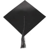 Black Paper Graduation Caps with Tassels, 2021 Grad Party Supplies (Adult Size, 6 Pack)