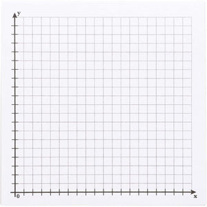 Graph Paper Sticky Note Pads (5 Designs, 10 Pack)