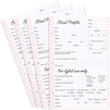 Customer Information Cards for Stylist, Salon and Hairdresser (8.5 x 5.5 in, 120 Pack)