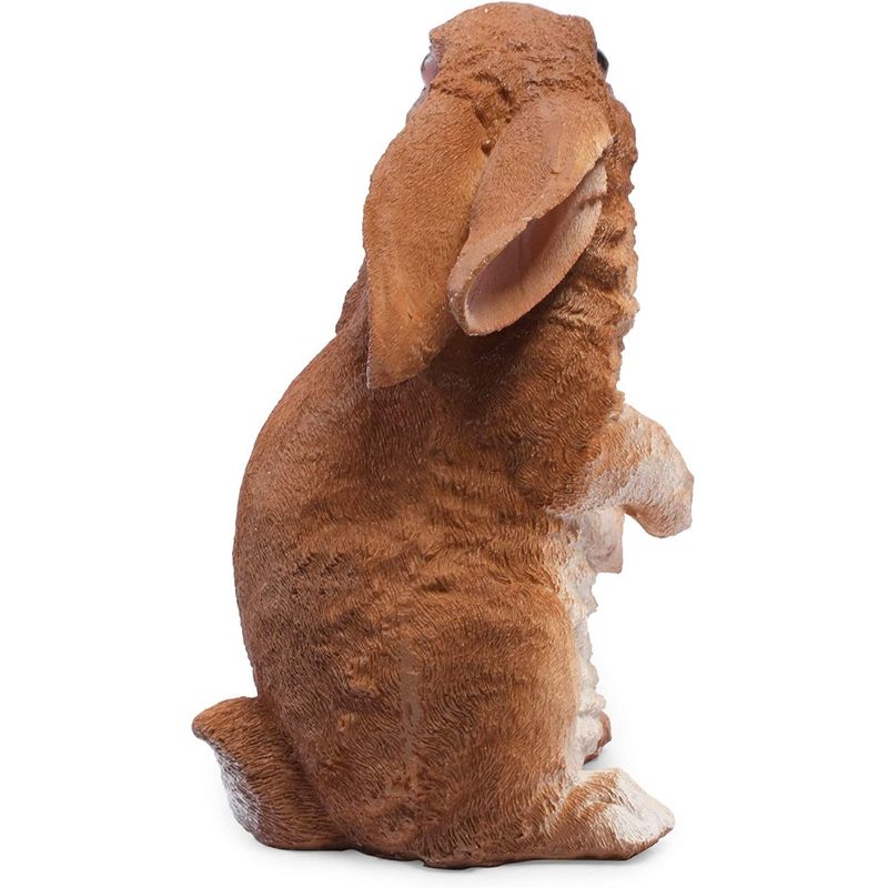 Easter Bunny Decor, Statue for Home, Garden, Table (Natural Color, 8 in)