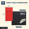 Restaurant Guest Check Presenters with Thank You Imprint (10.5 x 5.5 in, 10-Pack)