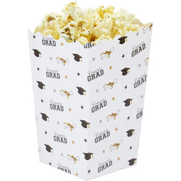 Small Popcorn Party Favor Boxes for 2021 Graduation Decor (3.3 x 5.5 In, 100 Pack)