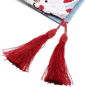 Juvale Woven Table Runner with Red Tassel, Easter Home Decor (13 x 70 in)