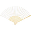 Juvale Bamboo Folding Fans, Handheld Fan (White, 12 Pack)