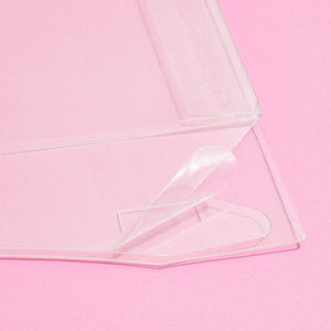 Clear Plastic Cake Box Carrier Packing with Lids for 6 Inch Cakes (6 Pack)
