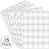 460 Pocket Plastic Coin Pages (8 x 11 in, 15 Sheets)