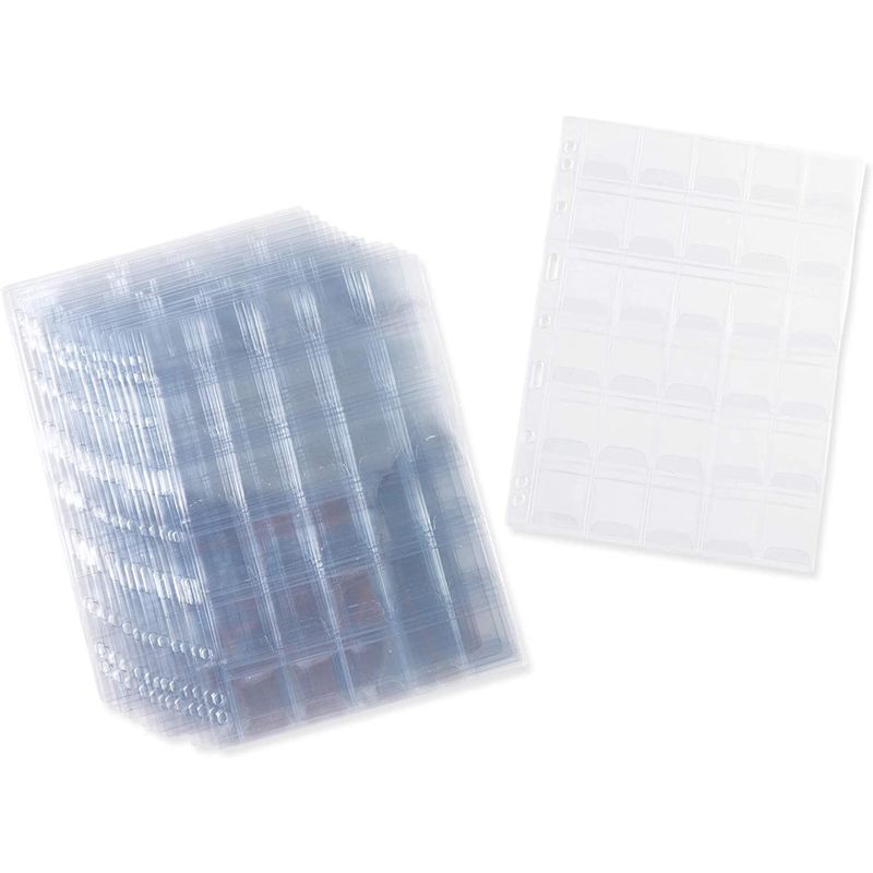 460 Pocket Plastic Coin Pages (8 x 11 in, 15 Sheets)