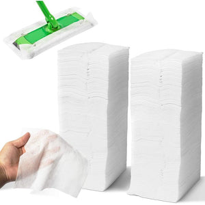 Disposable Dry Mop Pads for All Purpose Floor Cleaning (200 Count)