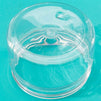 Clear Plastic Round Jars with Metal Lids and Labels (4 oz, 12 Pack)