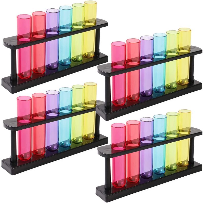 Test Tube Rack With 4 Test Tubes