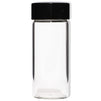 Clear Glass Empty Sample Bottles (0.7 Oz, 50 Pack)