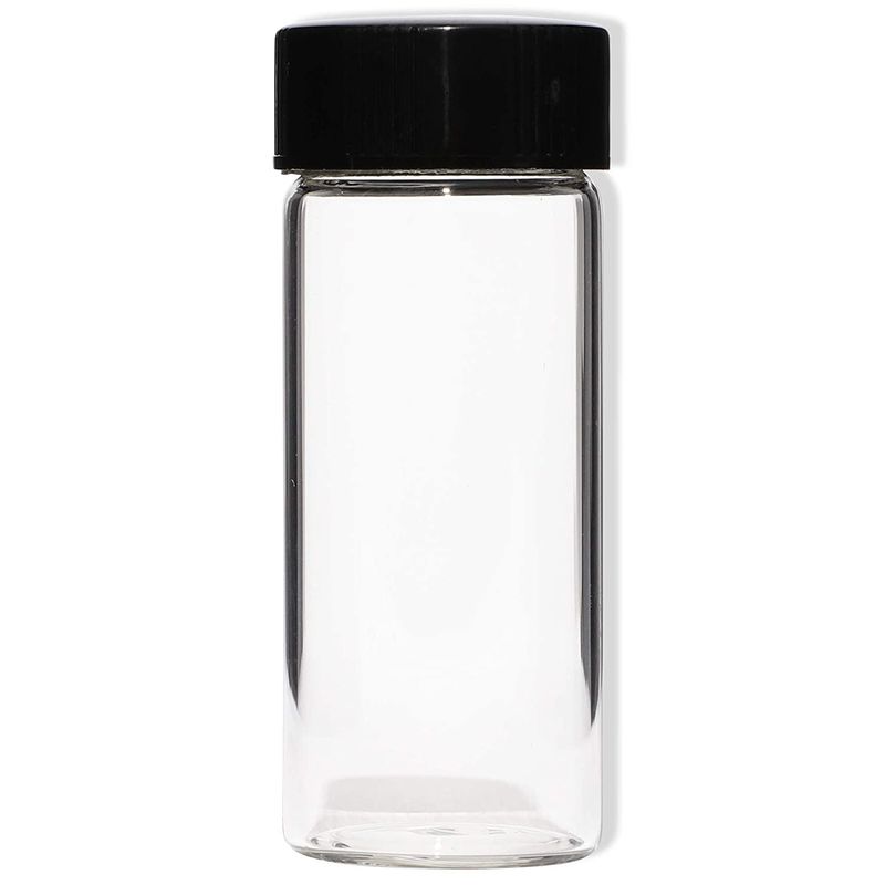 Clear Glass Empty Sample Bottles (0.7 Oz, 50 Pack)