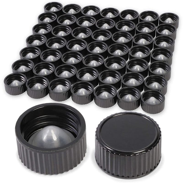 Polycone Caps for 1oz or 2oz Dropper Bottles (Neck Finish 20-400, 23mm, 50 Pack)