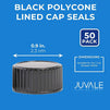 Polycone Caps for 1oz or 2oz Dropper Bottles (Neck Finish 20-400, 23mm, 50 Pack)
