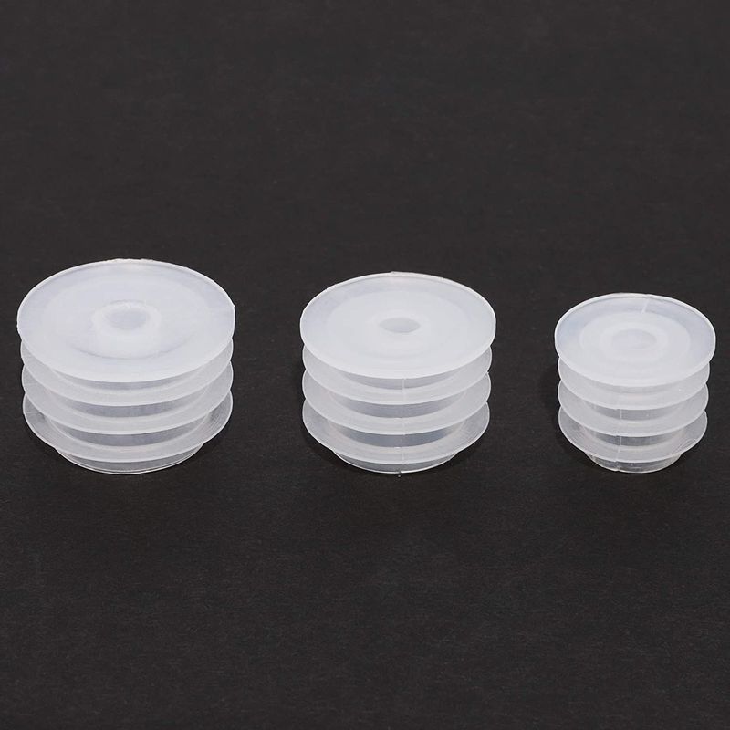 Press in Medical Syringe Bottle Adapter (3 Sizes, 45 Pack)