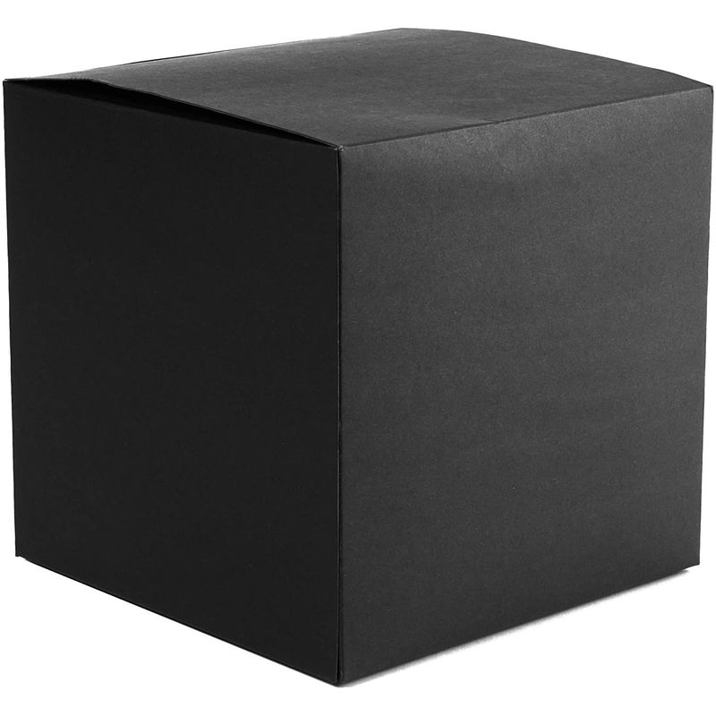 Cardboard Paper Gift Boxes for Party Favors (Black, 30 Pack)