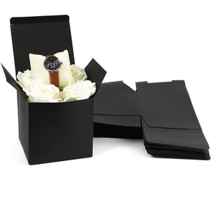Treat Gift Boxes, Black Party Favor Box Set (5.75 In, 30 Pack)