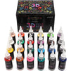 3D Fabric Paint Set for Clothing (1.18 ml, 24 Colors)