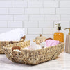 Juvale Hand Woven Wicker Storage Baskets (2 Pack)