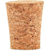 Size #7 Tapered Cork Plugs (0.8 x 0.63 x 1 In, 100 Pack)