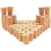 Size #8 Tapered Cork Plugs (0.84 x 0.67 x 1 In, 50 Pack)