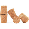 Size #8 Tapered Cork Plugs (0.84 x 0.67 x 1 In, 50 Pack)