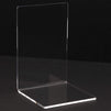 Clear Acrylic Bookends for Shelves (6 Pack)