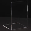 Clear Acrylic Bookends for Shelves (6 Pack)