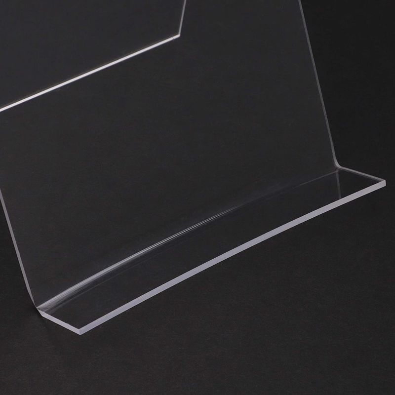 Clear Acrylic Easel Display Stand (4.5 x 5 in, 6 Pack)
