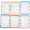 Juvale Mini Metal Storage Organizer Baskets for Makeup and Beauty Supplies (6 Pack)