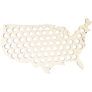 Juvale USA Map Beer Cap Trap (24 x 14 in)