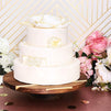 Acacia Wood Cake Stand for Weddings and Parties (12.75 in)