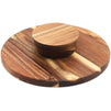 Acacia Wood Cake Stand for Weddings and Parties (12.75 in)