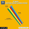 Rhythm Music Lummi Sticks for Kids (12 in., 24 Pack)