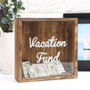 Juvale Shadow Box Bank, Vacation Fund (10.6 x 10.6 in.)