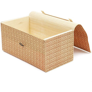 Juvale Bamboo Cane Tissue Box Cover for Home and Bathroom Decor (10.5 x 5.5 x 5 Inches)