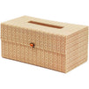 Juvale Bamboo Cane Tissue Box Cover for Home and Bathroom Decor (10.5 x 5.5 x 5 Inches)