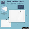 Full Face Window Envelope for Catalog, Magazine, Photos (9 x 12 In, Set of 50)