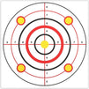 Juvale Shooting Range Paper Bullseye Targets for Firearms Practice (11 x 11 in, 50 Pk)