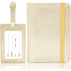 Glitter RFID Passport Holder and Luggage Tag (PU Leather)