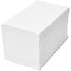 Black Steel Napkin Holder with White Paper Napkins (8.5 x 5 x 2.5 in, 101 Pieces)