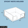 Acrylic Sticky Note Holder (3.9 x 3.95 x 1.6 Inches)
