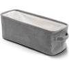 Juvale Grey Fabric Bathroom Storage Bin (16 x 6 x 5.5 Inches)