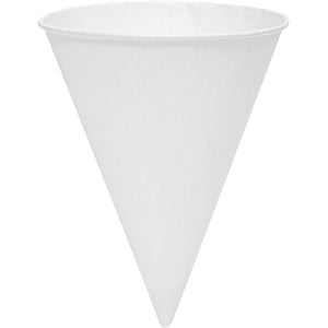 White Paper Cups for Slushies, Shaved Ice, Water, Snow Cones (6 Oz, 200 Pack)