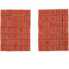 Tiny Wood Stamps Set with Letters and Numbers, Miniature Size (0.6 in, 70 Pieces)